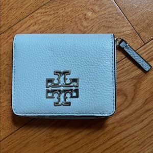 Tory Burch Blue Leather Wallet